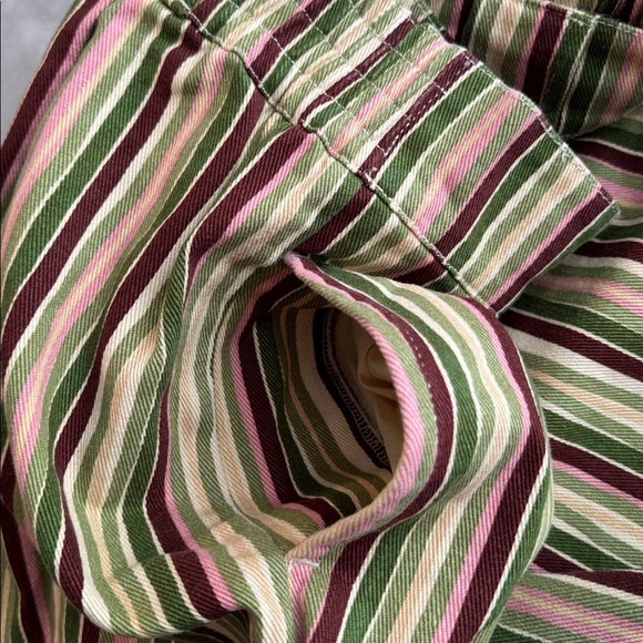 NWOT Lucy & Yak Addison Jeans Organic Twill Elm Stripe Size W36 - Picture 5 of 15